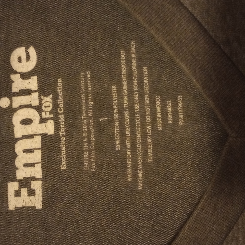 🎉HOST PICK 🎉 Torrid Gray Empire Graphic Tee - Picture 3 of 3